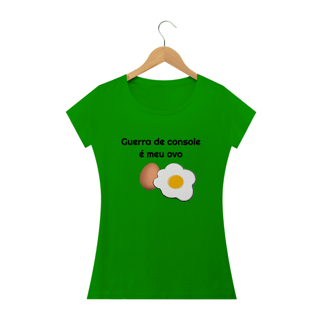 Nome do produto Camiseta MASCULINA Guerra de Consoles É Meu Ovo