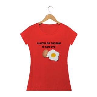 Nome do produto Camiseta MASCULINA Guerra de Consoles É Meu Ovo