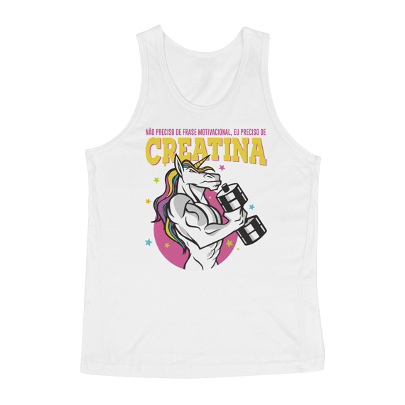 CAMISETA REGATA MAROMBA PRECISO DE CREATINA