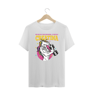 Nome do produto CAMISETA PLUS SIZE MAROMBA PRECISO DE CREATINA