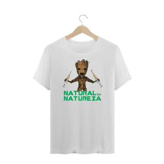 Nome do produto CAMISETA PLUS SIZE MAROMBA GROOT NATURAL V2