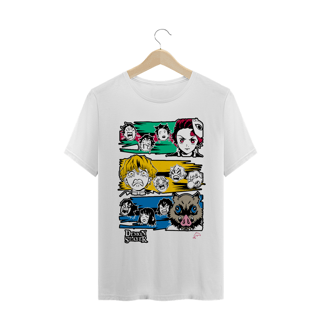 Nome do produto CAMISETA DEMON SLAYER O BOM, O MAL E O FEIO