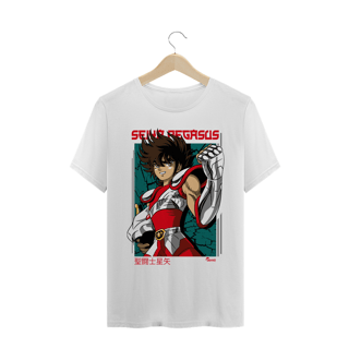 CAMISETA CAVALEIROS DO ZODÍACO SEYA DE PÉGASUS