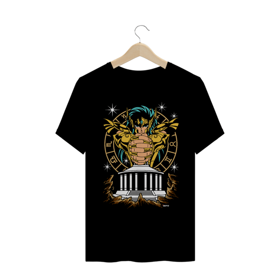 CAMISETA CAVALEIROS DO ZODÍACO CAMUS DE AQUÁRIO