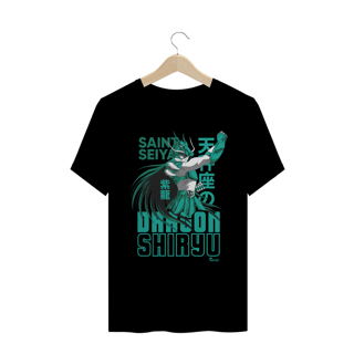 CAMISETA CAVALEIROS DO ZODÍACO DRAGÃO SHIRYU