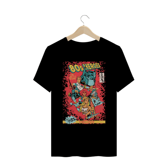 CAMISETA HERÓIS 80
