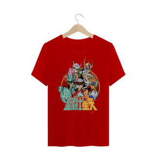 Nome do produto CAMISETA CAVALEIROS DO ZODÍACO SEYA E OS OUTROS