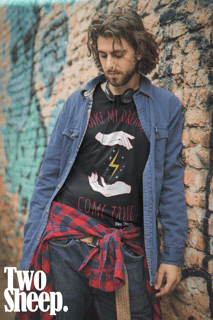 Nome do produto Dark Sheep. - Make my dreams - T-Shirt Ref.002