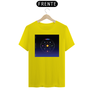 Nome do produto camiseta coldplay - music spheres colors