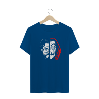 Nome do produto camiseta la casa de papel - faces