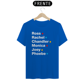 Nome do produto camiseta friends - nomes - escura