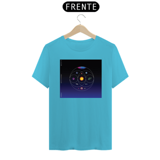 Nome do produto camiseta coldplay - music spheres colors