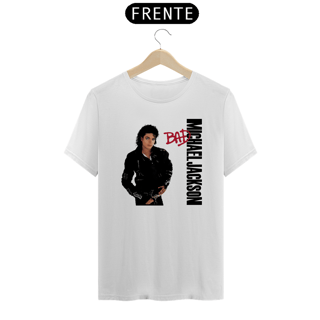 Nome do produto camiseta michael jsckson - bad (branca)