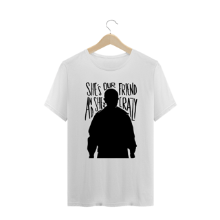 Nome do produto camiseta stranger things - crazy (white)