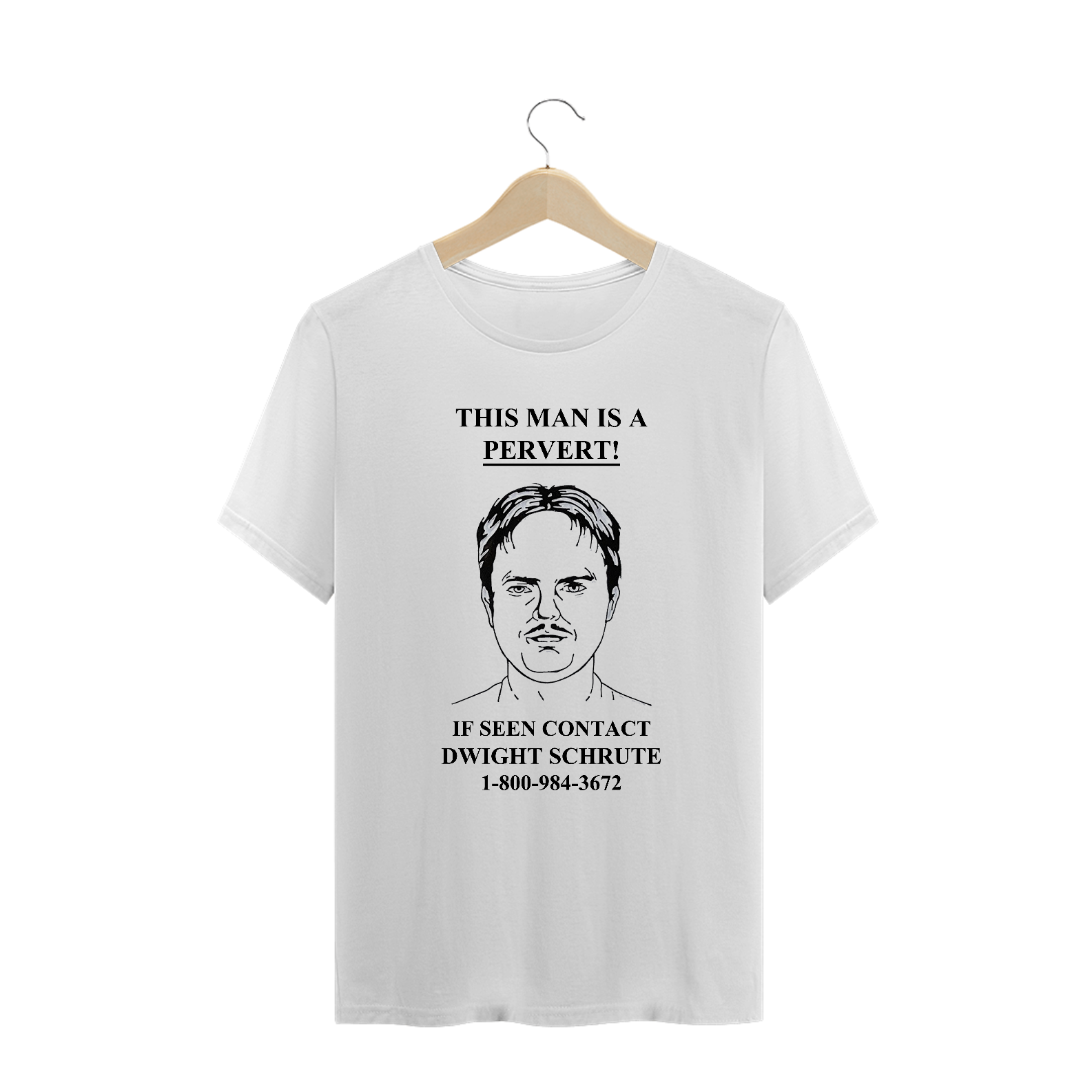 camiseta dwight - pervert