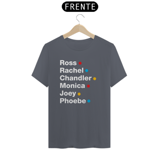 Nome do produto camiseta friends - nomes - escura