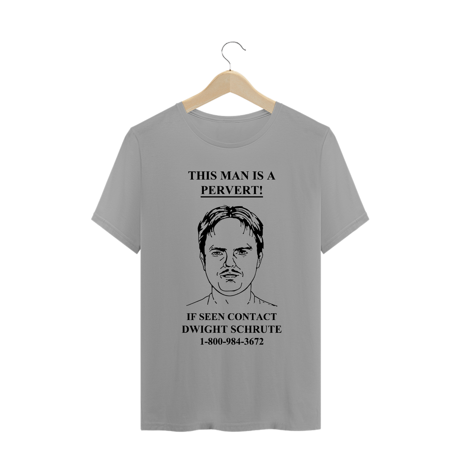 camiseta - dwight pervert