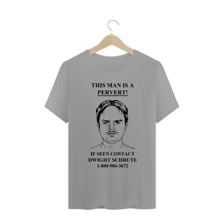 Nome do produto camiseta - dwight pervert