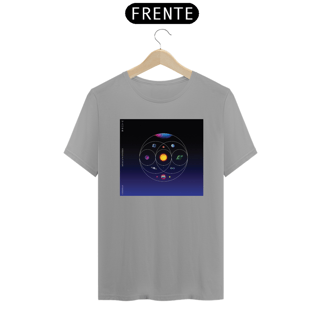 Nome do produto camiseta coldplay - music spheres colors