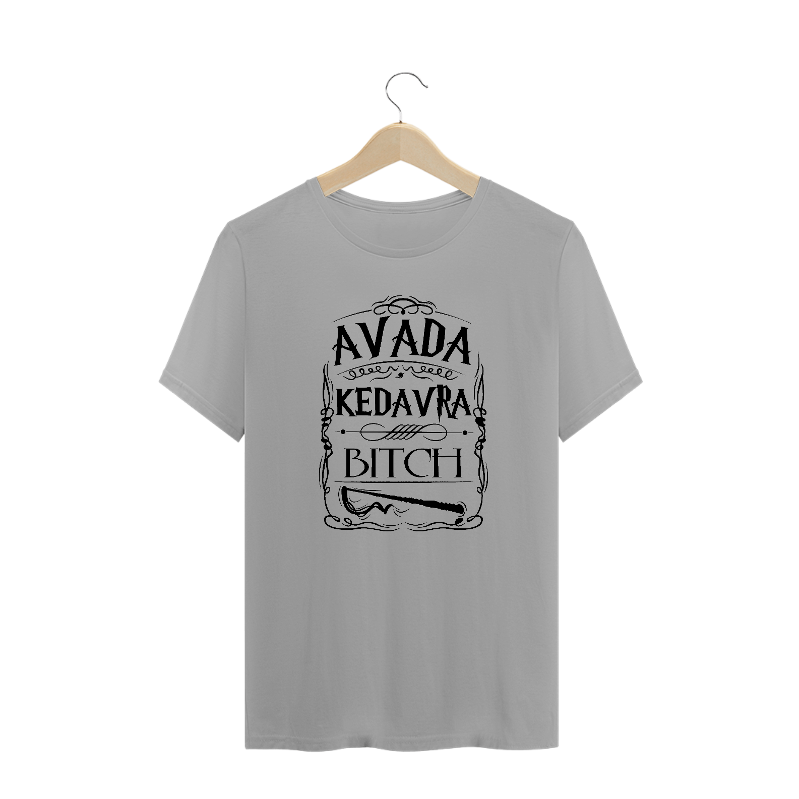 camiseta avada kedavra - harry potter - branca