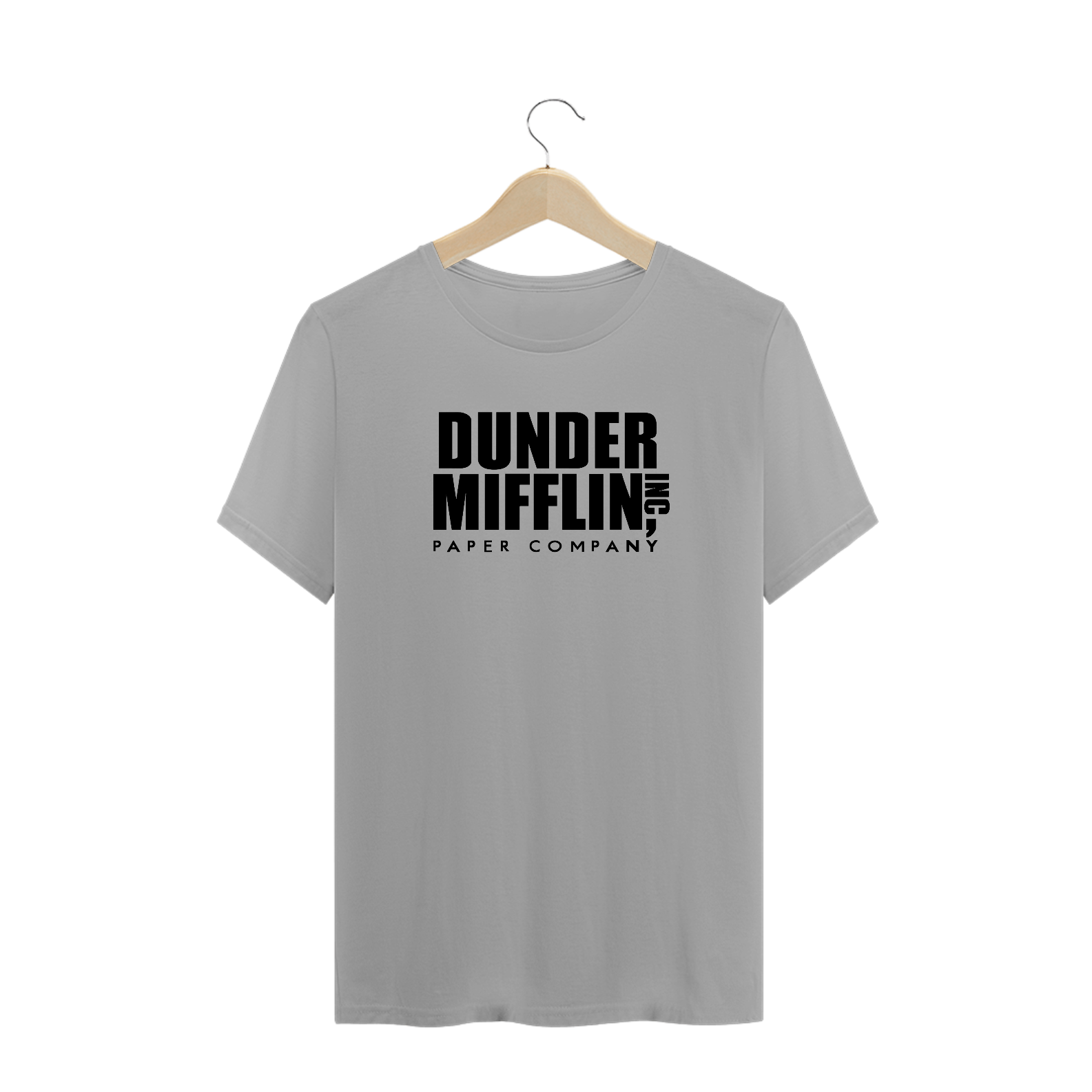 camiseta dunder mifflin - branca