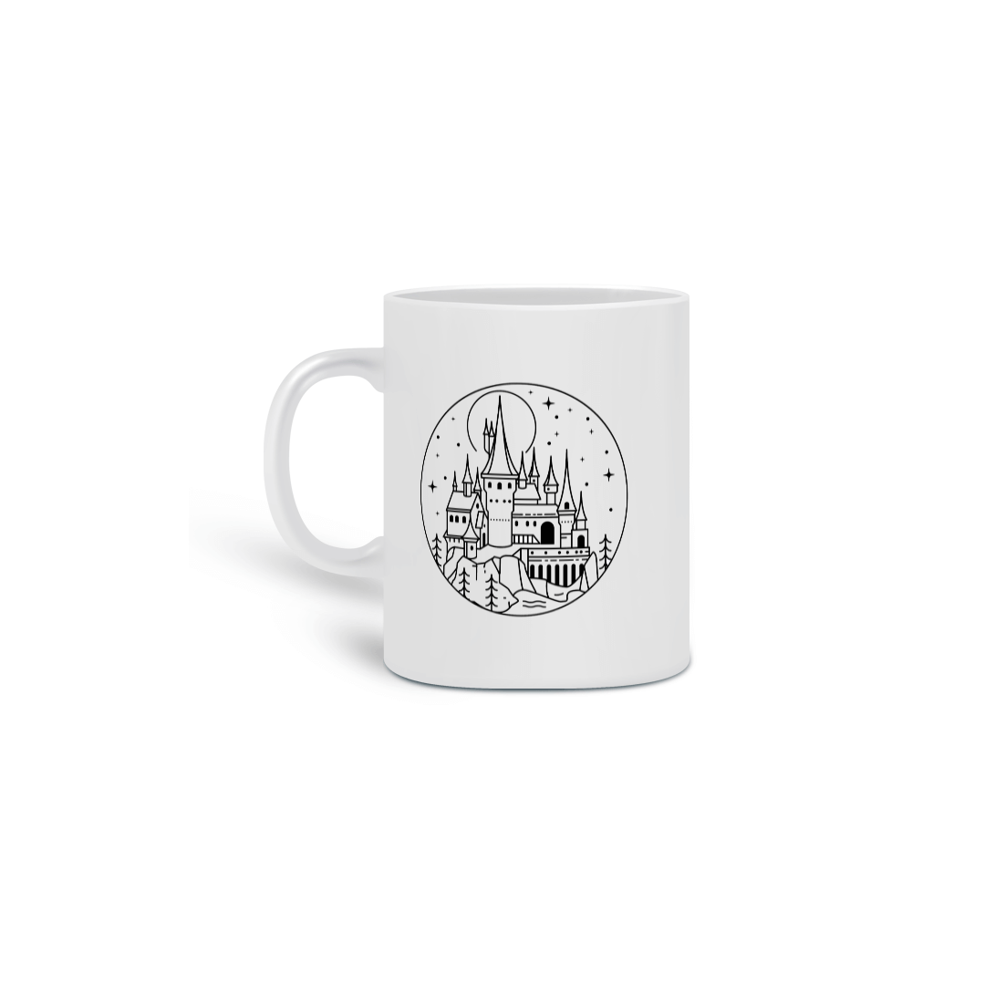 caneca hogwarts - harry potter