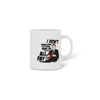 Nome do produto caneca the office - i dont wanna work