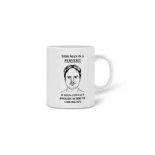 Nome do produto caneca dwight pervert