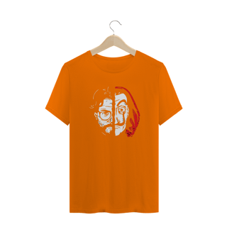 Nome do produto camiseta la casa de papel - faces