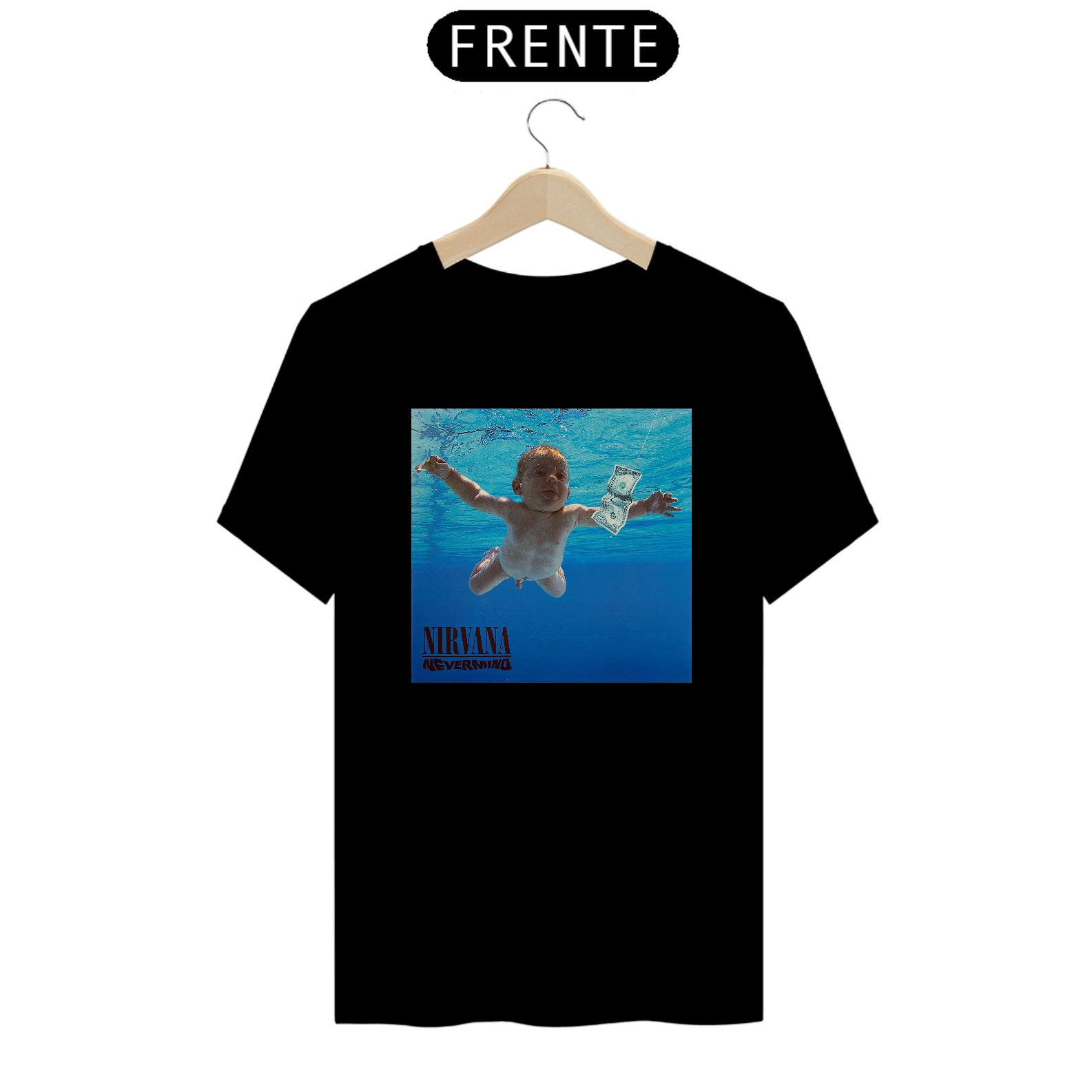 camiseta nirvana - nevermind