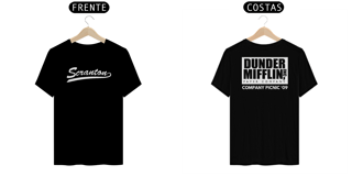Nome do produto camiseta scranton - the office (preta)
