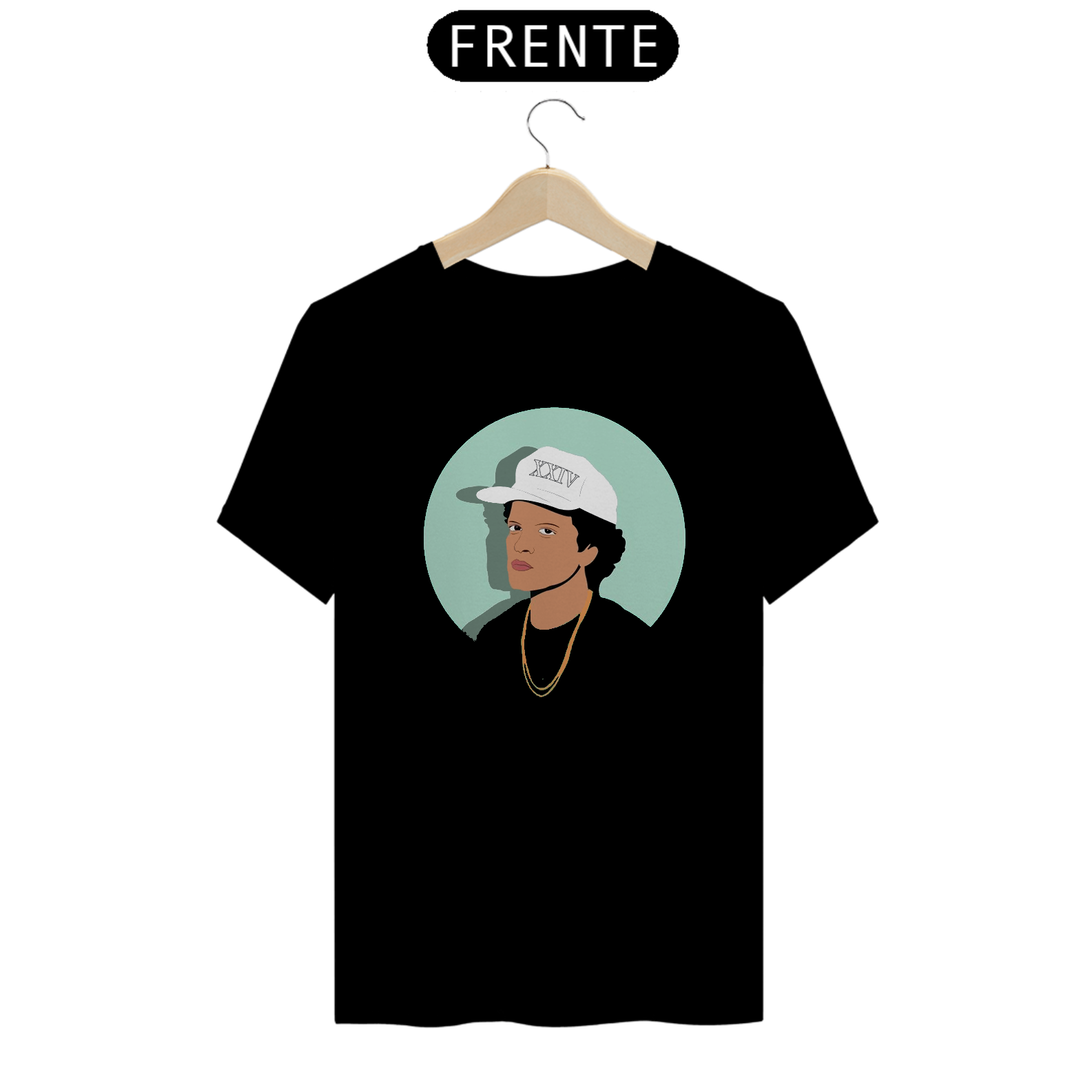 camiseta bruno mars - cores