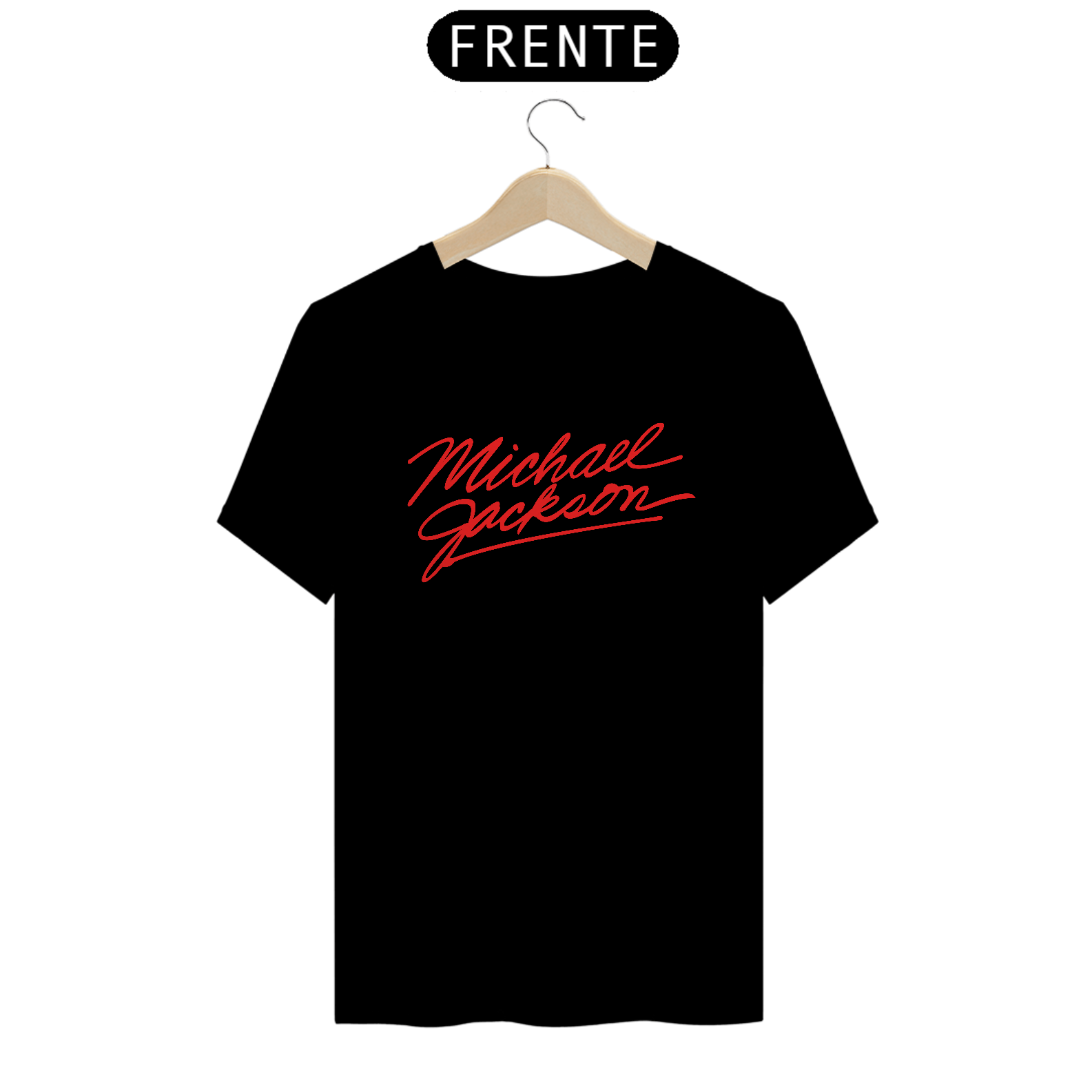 camiseta michael jackson - classic - arte vermelha