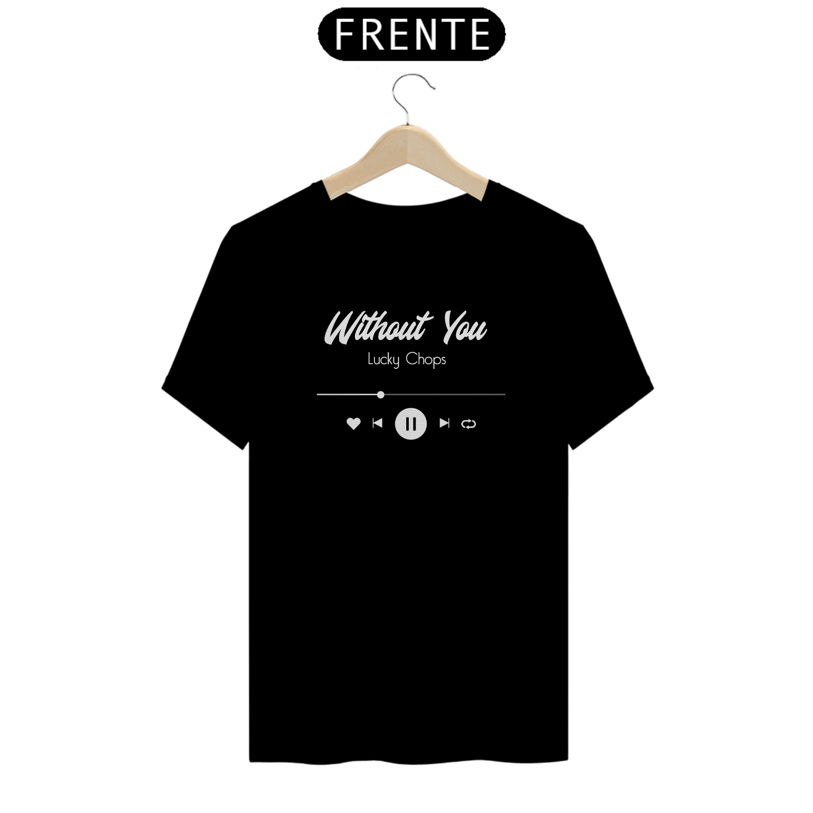 camiseta pers. without you