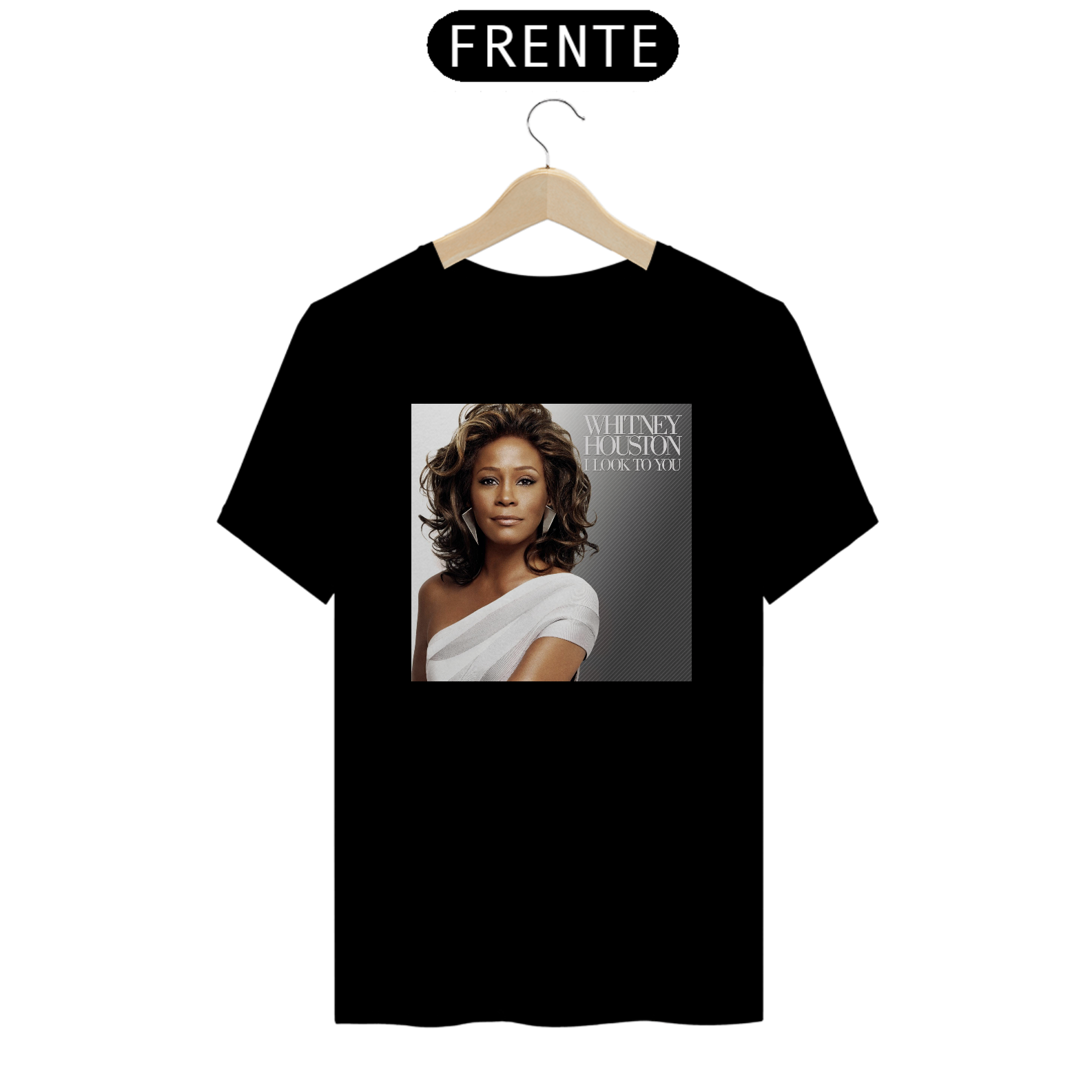 camiseta whitney houston - i look to you