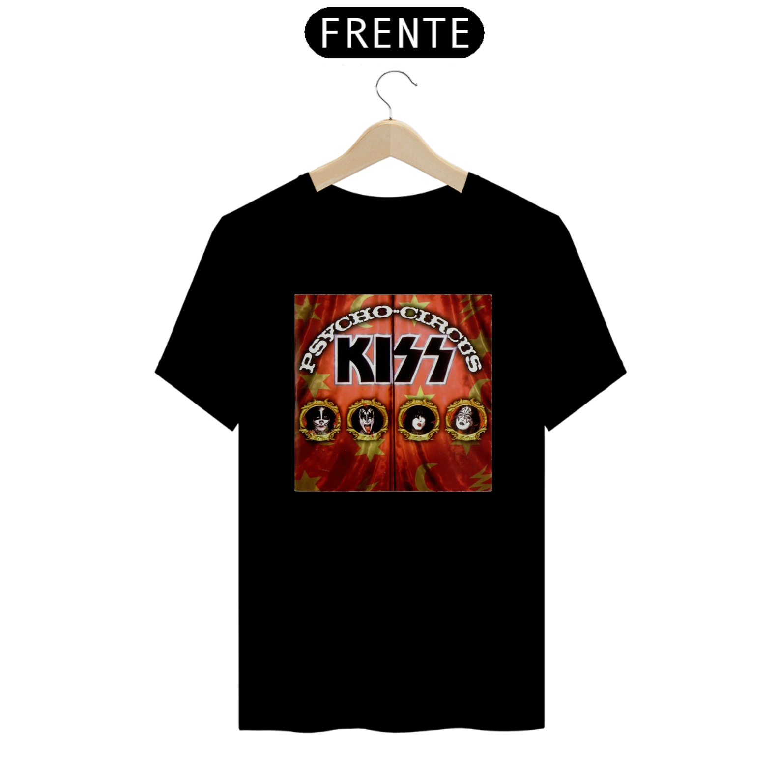 camiseta kiss - psycho circus