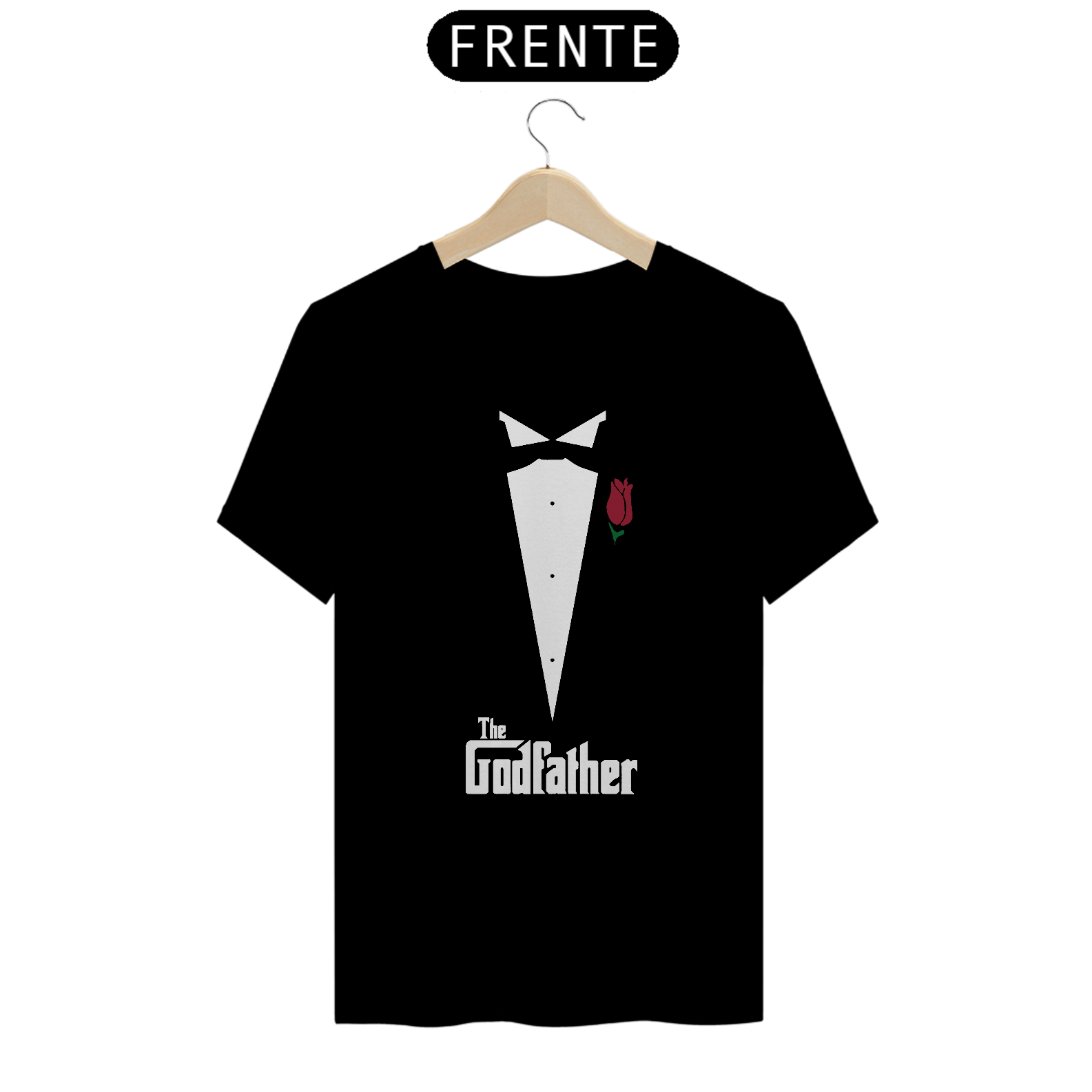 camiseta godfather - smoking (cores)