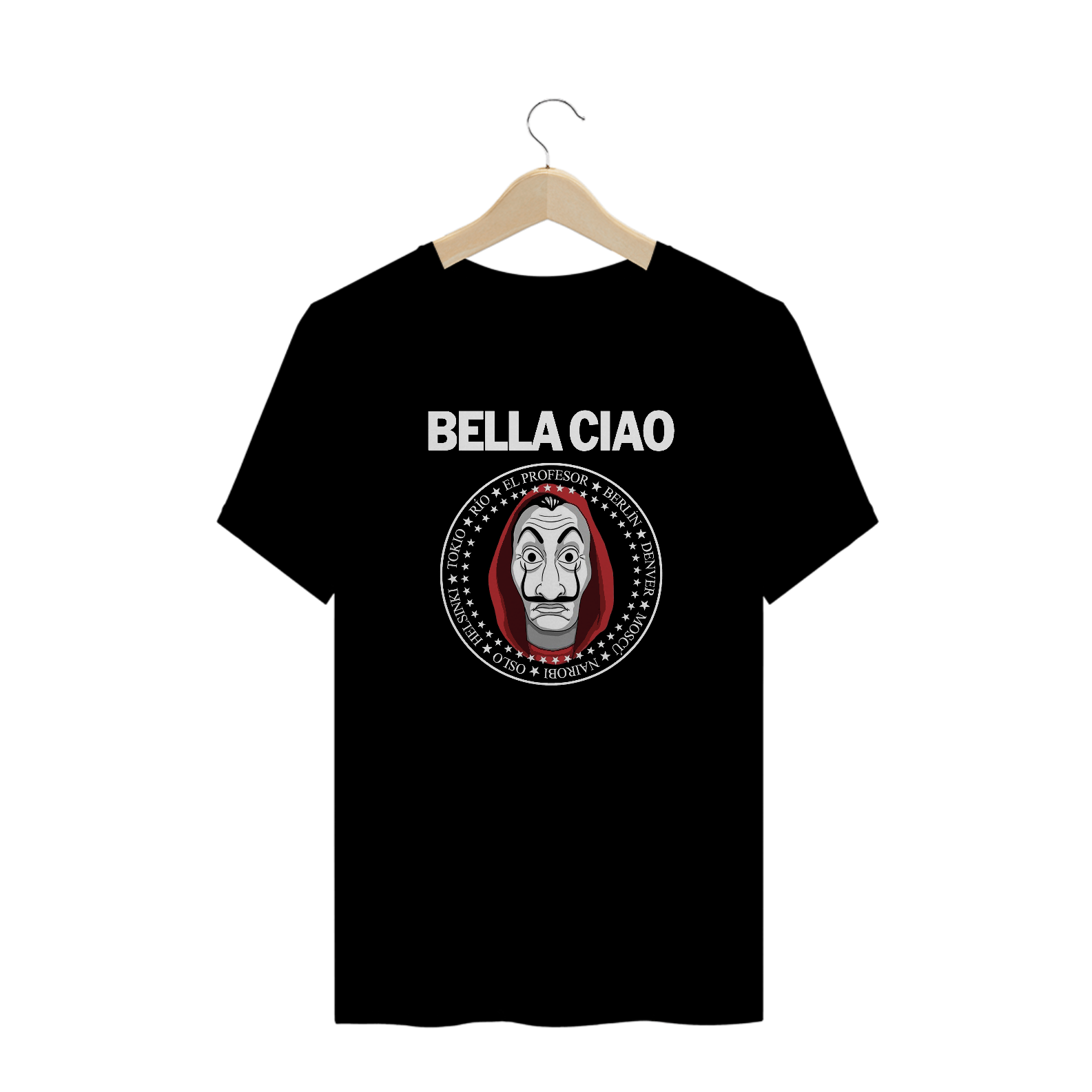 camiseta la casa de papel - bella ciao