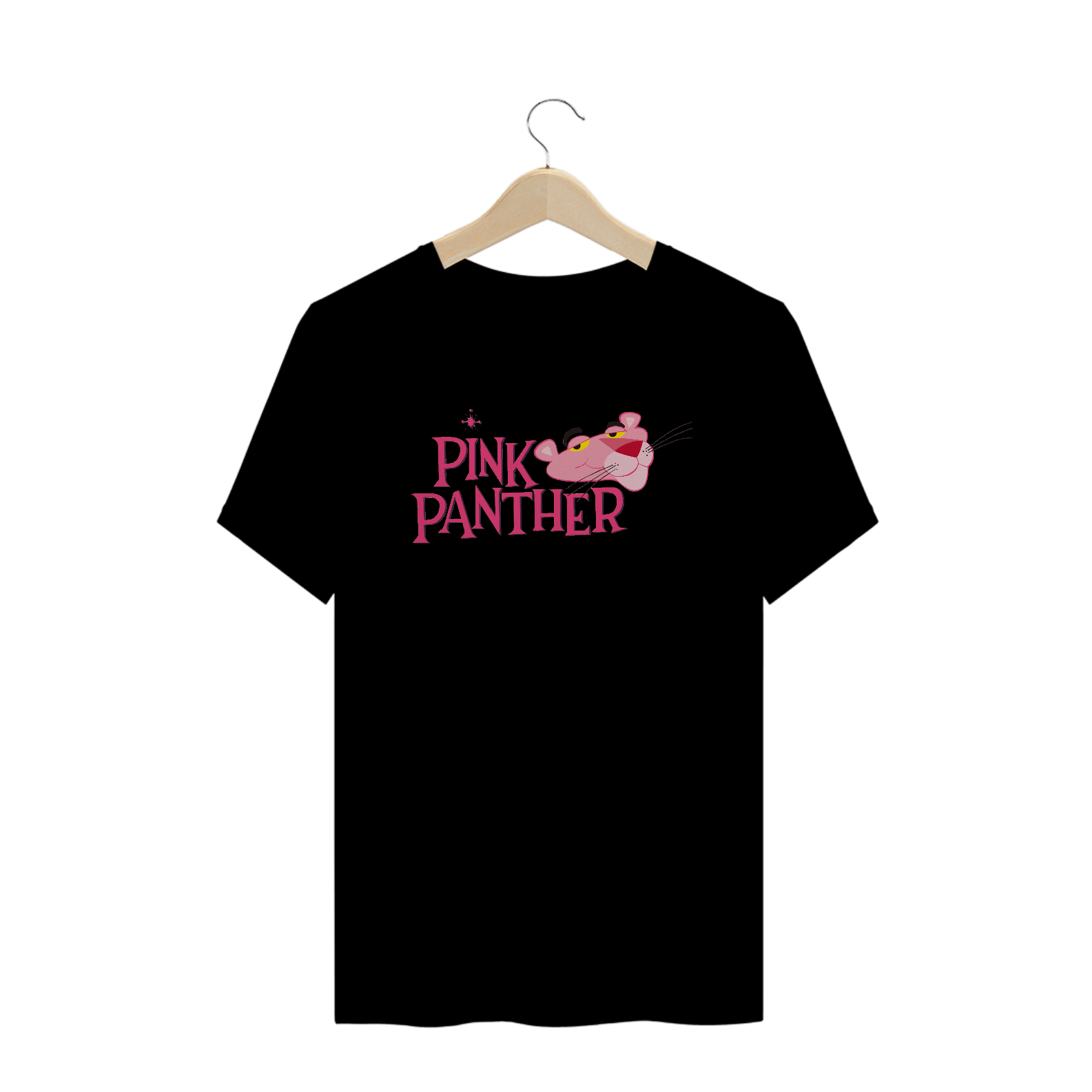 camiseta pantera cor de rosa