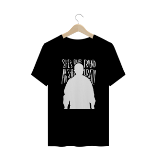 Nome do produto camiseta stranger things - crazy (white)