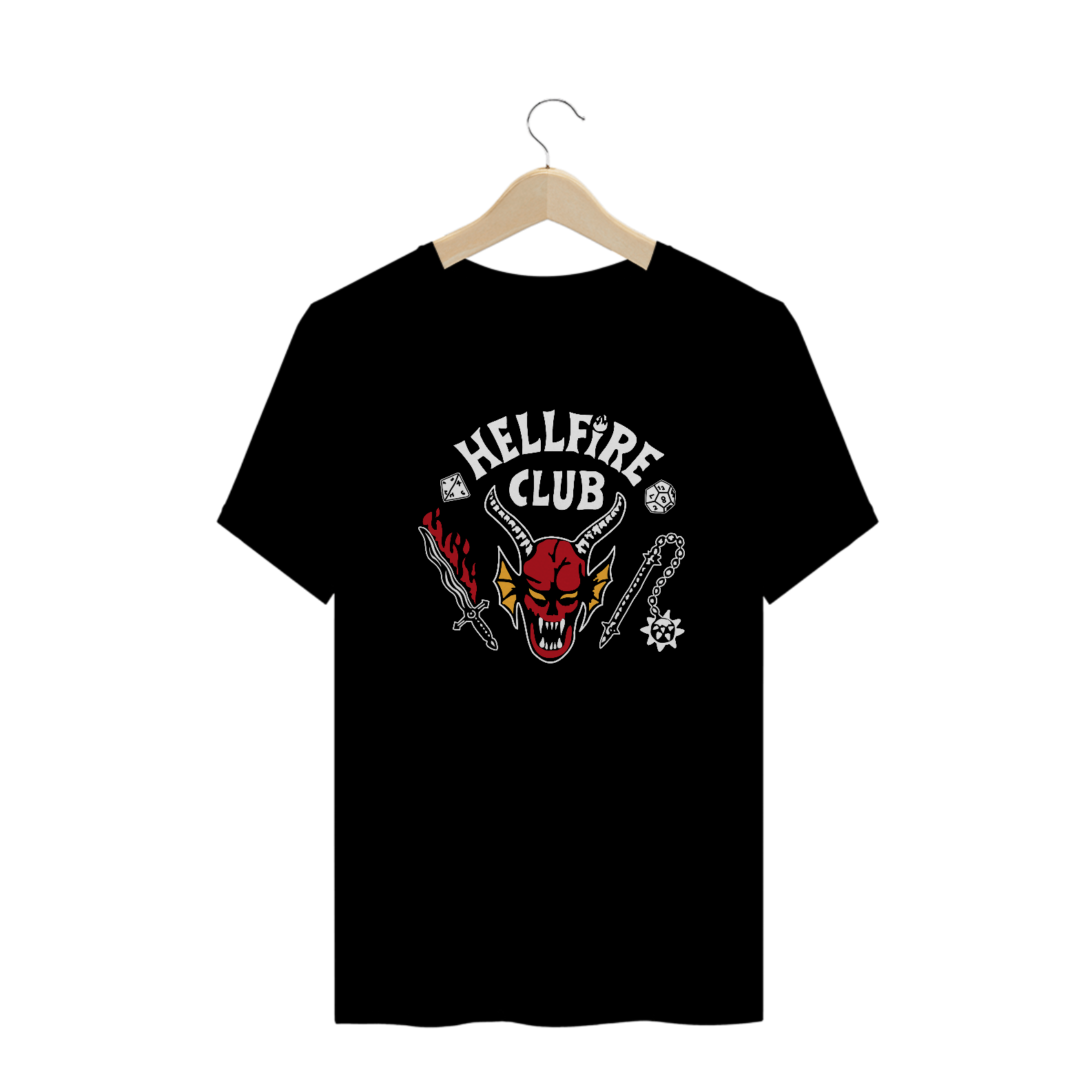 camiseta hellfire club - stranger things