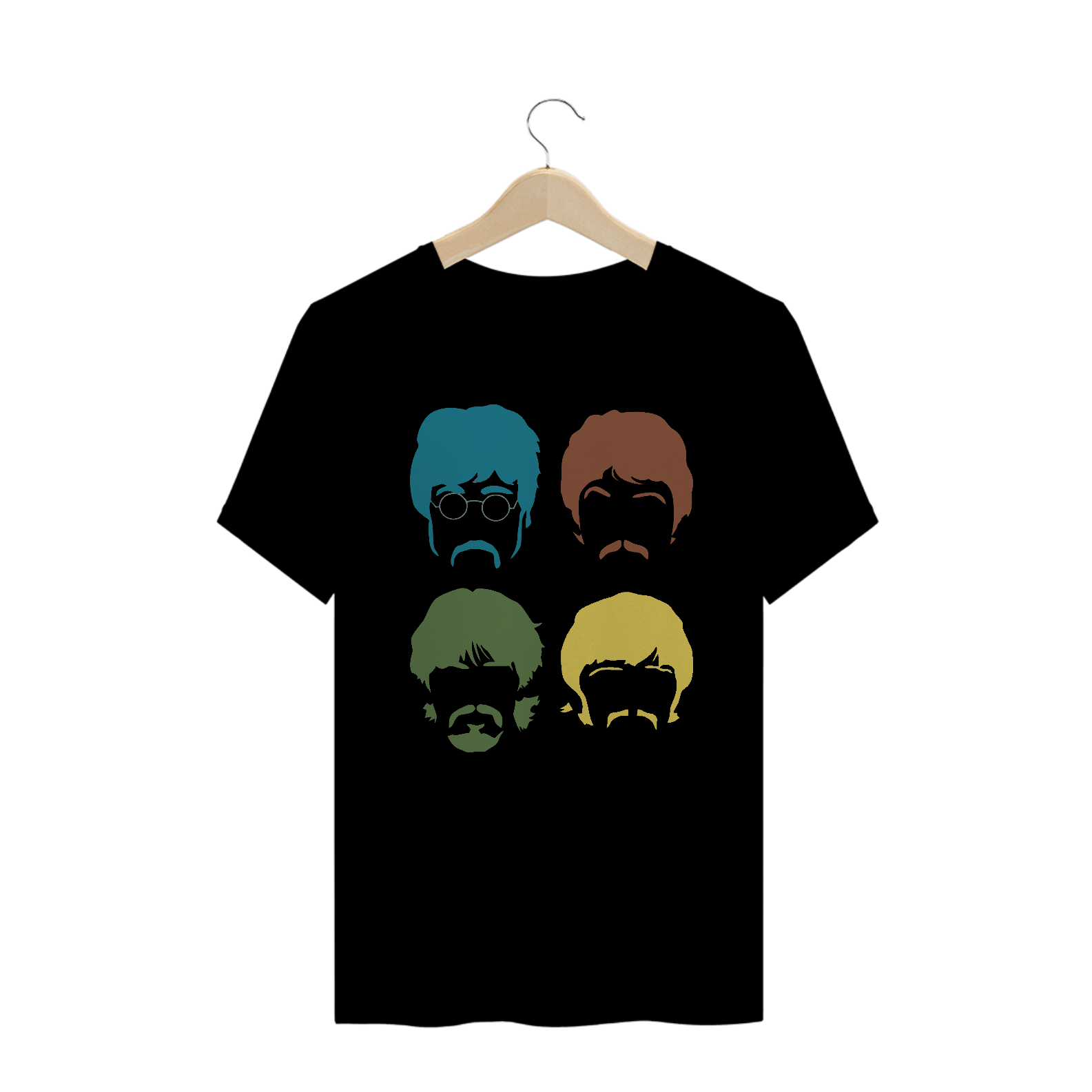 camiseta the beatles - faces