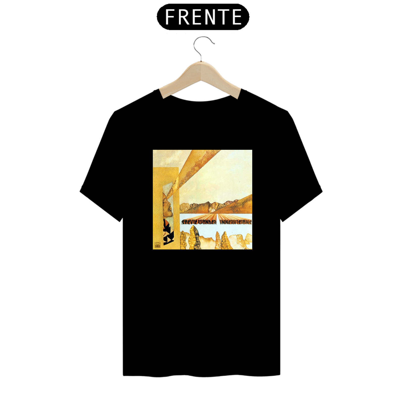 camiseta stevie wonder - innervisions