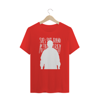 Nome do produto camiseta stranger things - crazy (white)