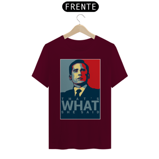 Nome do produto Camiseta Thats what she said - the office