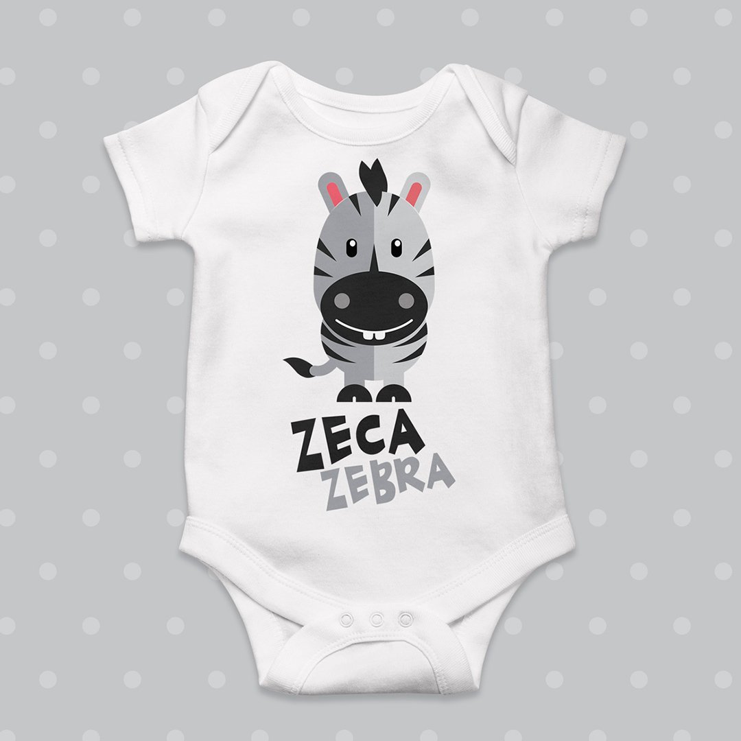 Nome do produto: BODY ZECA ZEBRA