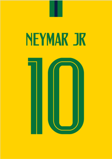 Nome do produto POSTER CAMISA NEYMAR