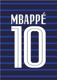 Nome do produto POSTER CAMISA MBAPPÉ
