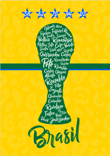 Nome do produto POSTER CAMPEÕES BRASIL
