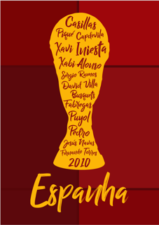 Nome do produto POSTER CAMPEÕES ESPANHA